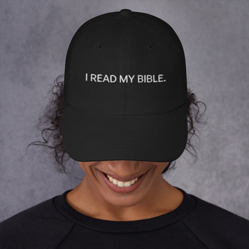 I READ MY BIBLE Dad hat