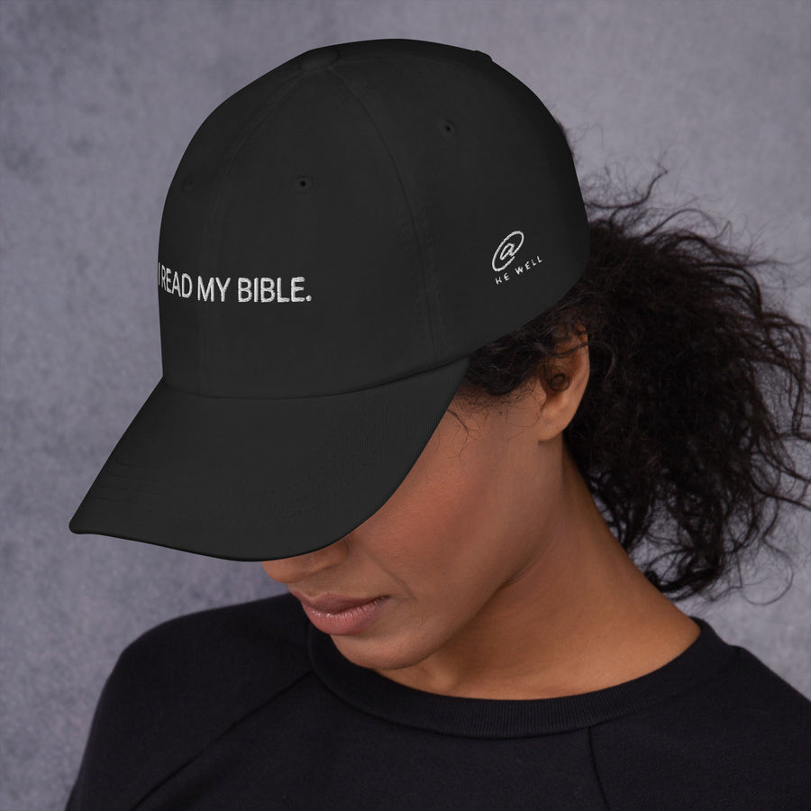 I READ MY BIBLE Dad hat