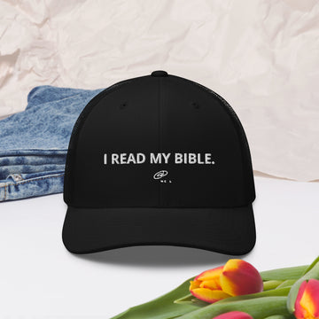 I READ MY BIBLE Trucker Cap