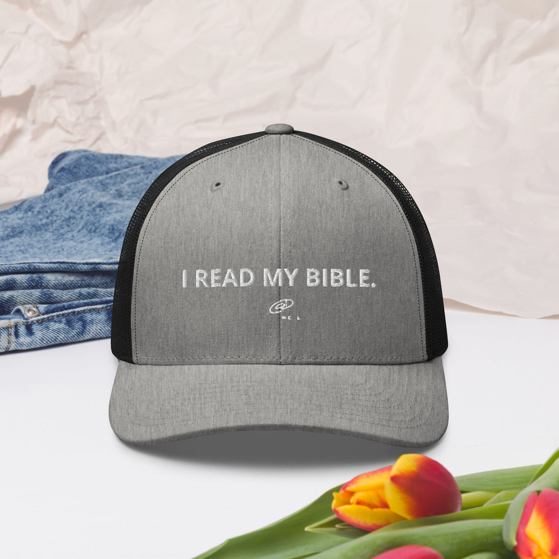 I READ MY BIBLE Trucker Cap