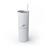 THE WELL Skinny Tumbler with Straw, 20oz
