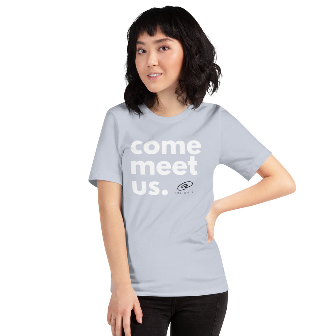 Come Meet US Soft Unisex t-shirt
